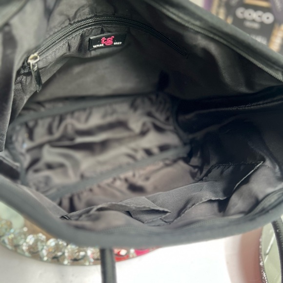 Taylor Gray Neoprene Mini Tote with Leopard Accents - Picture 4 of 12